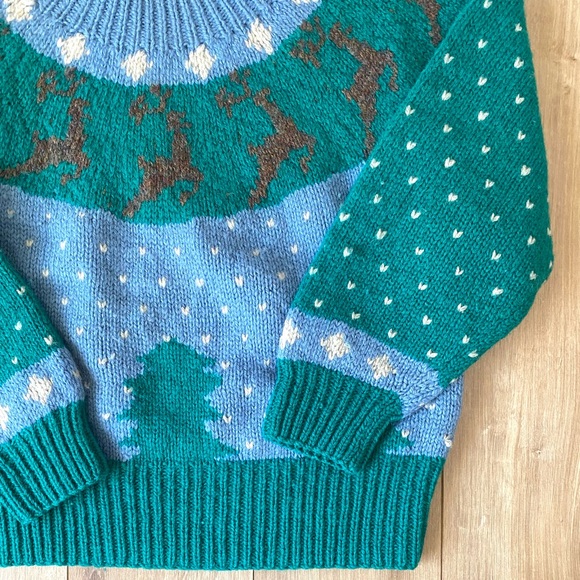 90s Eagles Eye handknit wool sweater - Picture 9 of 11